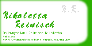nikoletta reinisch business card